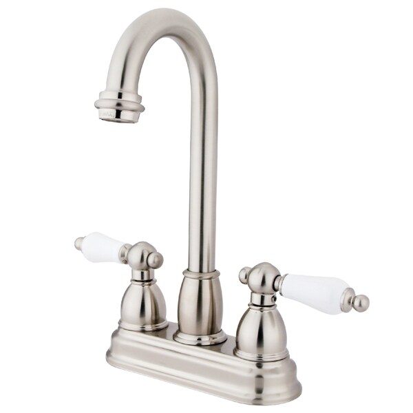 Restoration, 4" Centerset Bar Faucet, Brushed Nickel